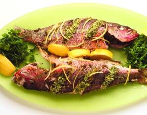 baked stuffed herrings