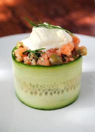 salmon tartare with dill