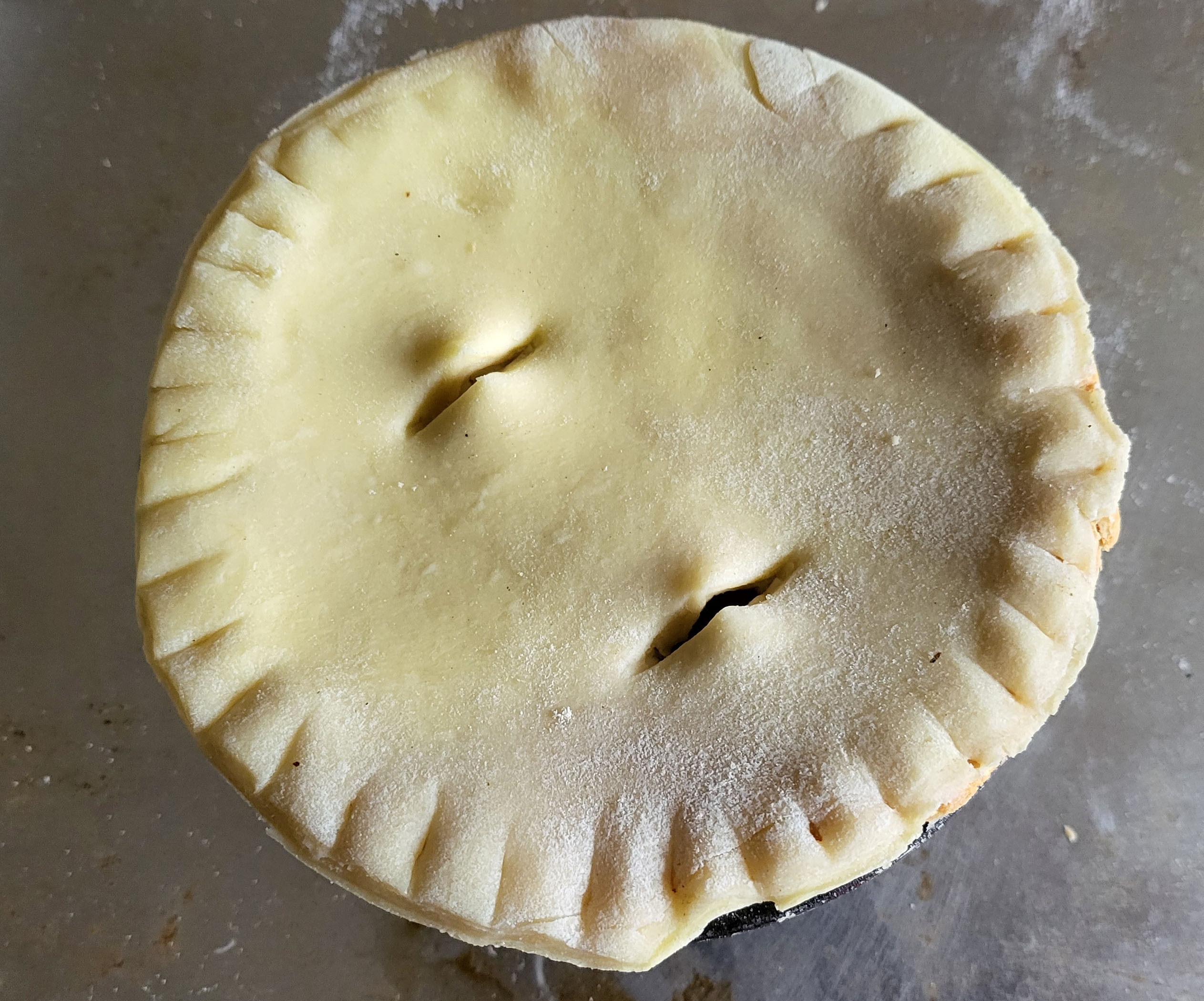 beef and onion pie