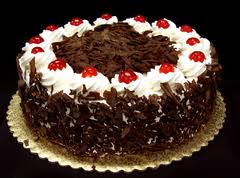 pudding - black forest cherry cake
