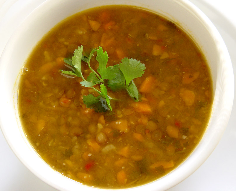 soup   lentil soup