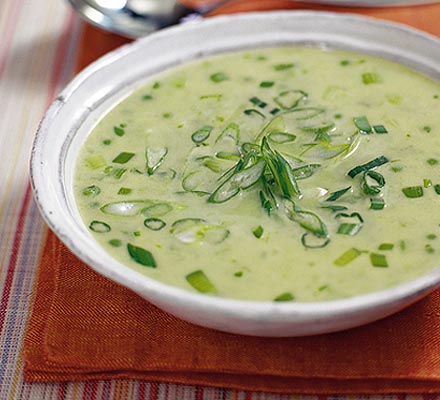 soup - minted pea soup