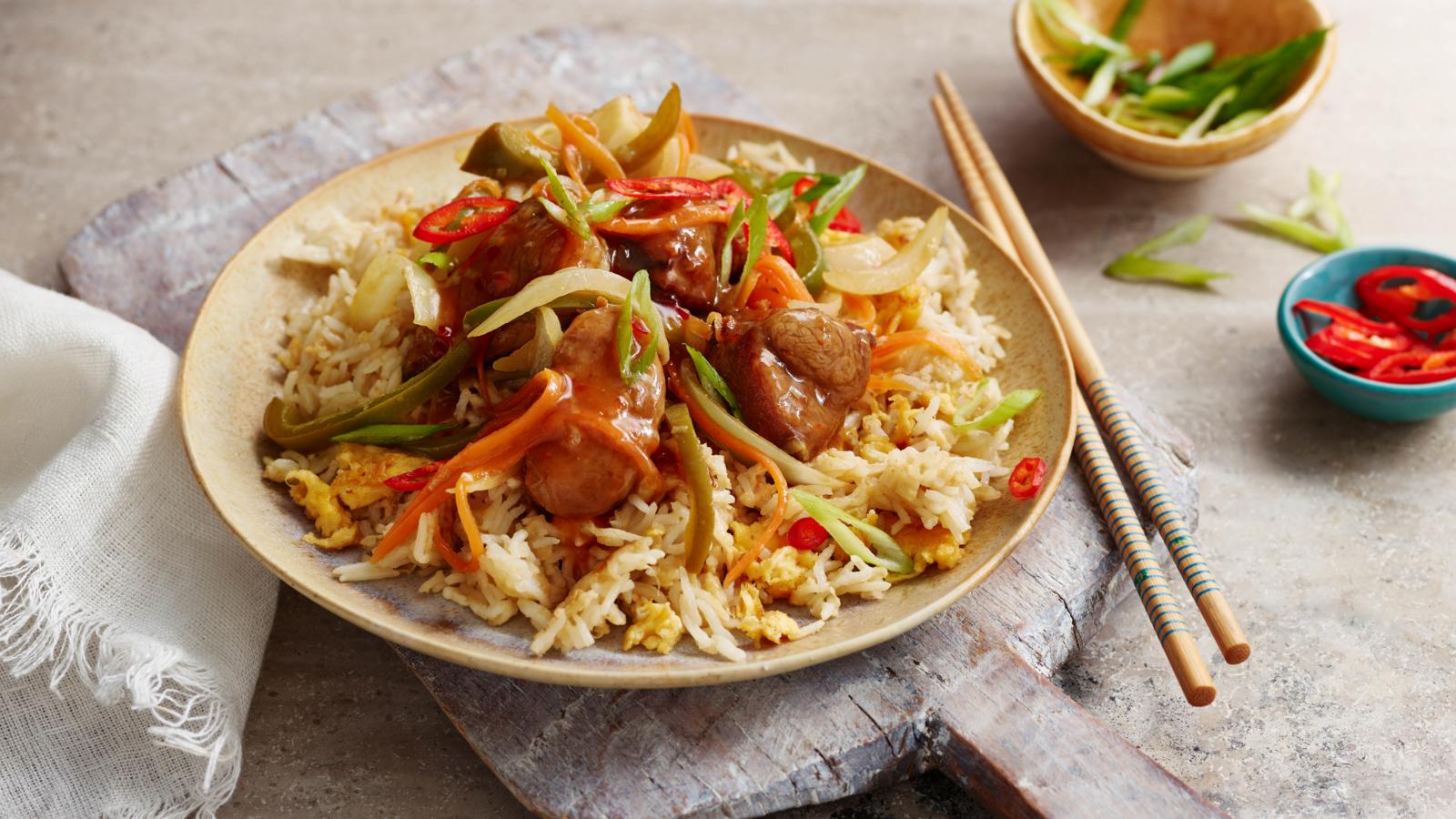 sweet and sour pork with 22016 16x9